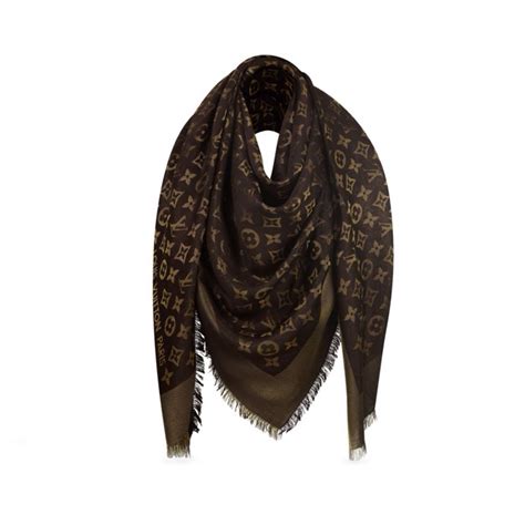 louis vuitton monogram silk scarf|louis vuitton monogram shawl.